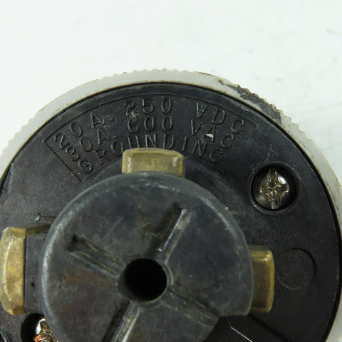 Cooper Power-Lock Heavy Duty Locking Connector 30A 600VAC 3W Grounding