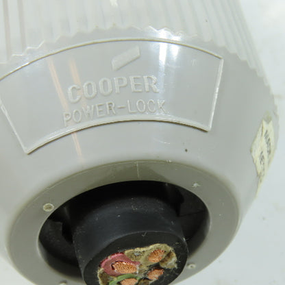 Cooper Power-Lock Heavy Duty Locking Connector 30A 600VAC 3W Grounding