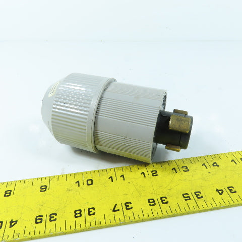 Cooper Power-Lock Heavy Duty Locking Connector 30A 600VAC 3W Grounding