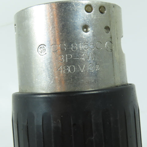 Hubbell CS8165C Twist-Lock Male Plug 50A 3Ph 480VAC