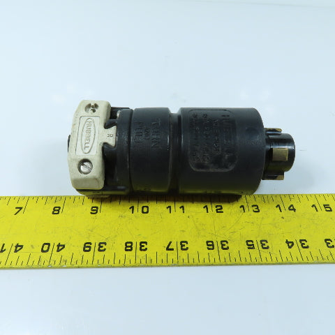 Hubbell 21415B Hubbellock Male Locking Plug 30A 600VAC