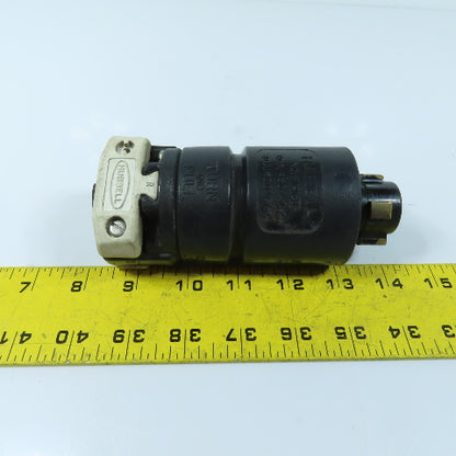 Hubbell 21415B Hubbellock Male Locking Plug 30A 600VAC