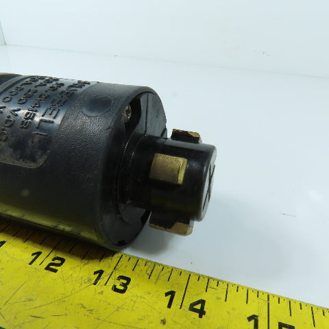 Hubbell 21415B Hubbellock Male Locking Plug 30A 600VAC