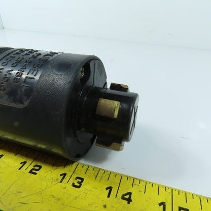 Hubbell 21415B Hubbellock Male Locking Plug 30A 600VAC