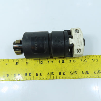 Hubbell 21415B Hubbellock Male Locking Plug 30A 600VAC