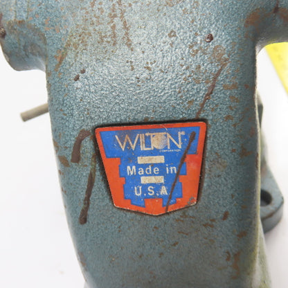 Wilton 4-1/2" Jaw Swivel Base Bench Mount Bullet Vise 7" Open