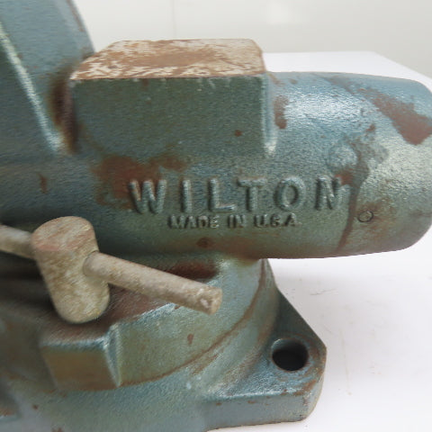 Wilton 4-1/2" Jaw Swivel Base Bench Mount Bullet Vise 7" Open