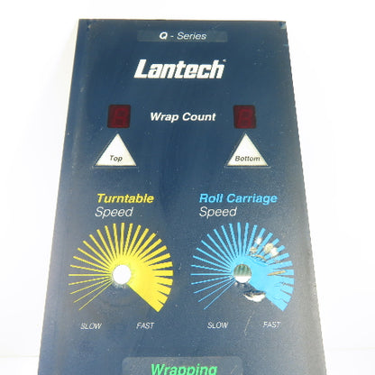 Lantech 55003701 Q-Series Stretch Wrapper Control Panel Faceplate Assembly