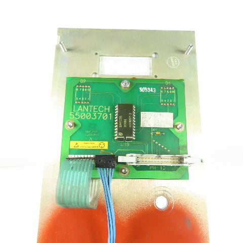 Lantech 55003701 Q-Series Stretch Wrapper Control Panel Faceplate Assembly