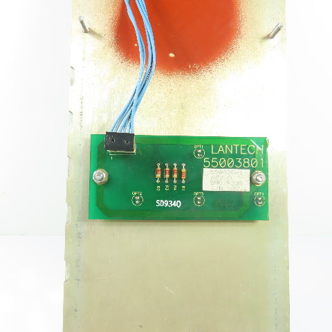 Lantech 55003701 Q-Series Stretch Wrapper Control Panel Faceplate Assembly