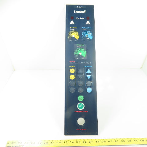 Lantech 55003701 Q-Series Stretch Wrapper Control Panel Faceplate Assembly