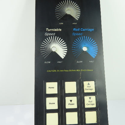 Lantech Stretch Wrapper Membrane Control Panel Faceplate