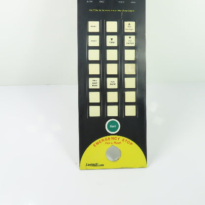 Lantech Stretch Wrapper Membrane Control Panel Faceplate