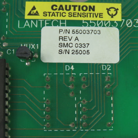Lantech 55003703 Stretch Wrapper Display Circuit Board PCB Rev A