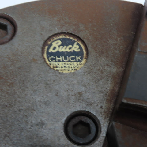 Buck Chuck 8" Self-Centering 3-Jaw Manual Lathe Scroll Chuck