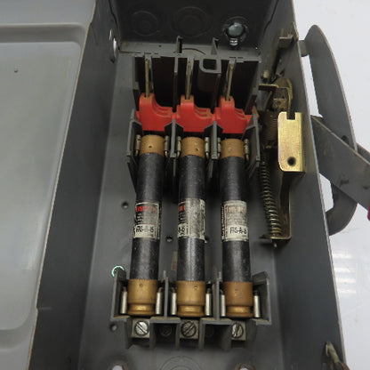 Square D 30A 3-Pole Fusible Safety Disconnect Switch 600V 3Ph