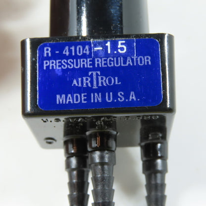 Air-Trol R-4104-1.5 Miniature Pneumatic Pressure Regulator 3-Port Barbed