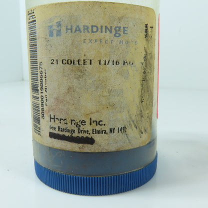 Hardinge 21 Collet 11/16" Round Lathe Screw Machine