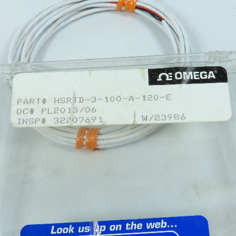Omega HSRTD-3-100-A-120-E RTD Temperature Sensor Flexible Wire