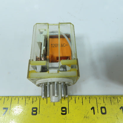Finder 60.13U Plug-In Relays 11-Pin Octal Base 10A 110/120VAC Lot of 5