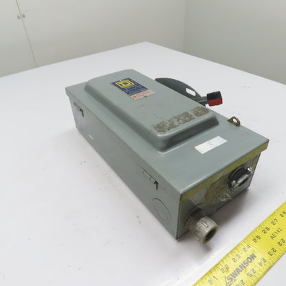 Square D H362 60A 3-Pole Single Throw Fusible Safety Disconnect Switch 600V