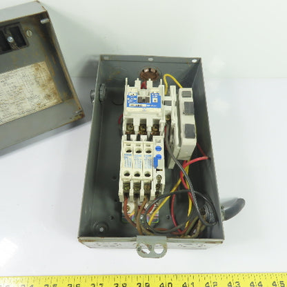 Cutler-Hammer AN16BNO NEMA Size 0 Motor Starter 18A 600VAC Enclosed