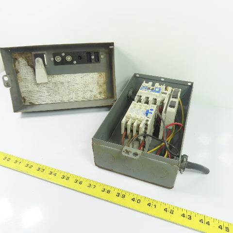 Cutler-Hammer AN16BNO NEMA Size 0 Motor Starter 18A 600VAC Enclosed