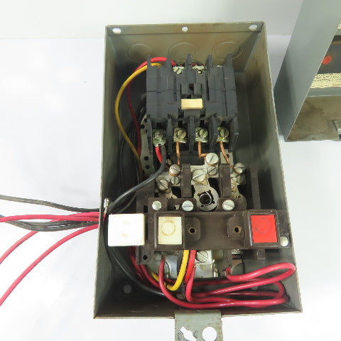Cutler-Hammer A10AG0 Magnetic Motor Starter Size 00 3-Pole 9A Ser B1