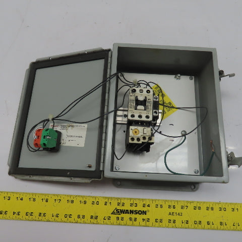 Fuji Electric SC-E05 Magnetic Motor Starter Contactor 3 Phase 480V Enclosure