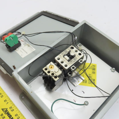 Fuji Electric SC-E05 Magnetic Motor Starter Contactor 3 Phase 480V Enclosure