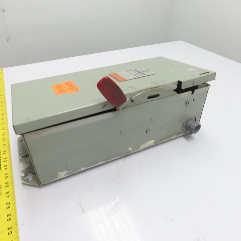 Westinghouse HFN361 30A 3-Pole Fusible Heavy Duty Safety Disconnect Switch 600V