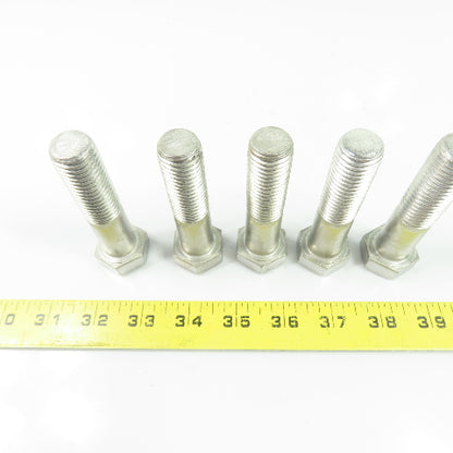 THE F593D Hex Head Cap Screw Bolt 304 Stainless Steel 3/4"-10 x 3" Lot of 5