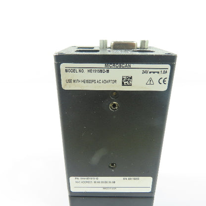 Microscan 014-HE1515-12 HE1515MD-M HawkEye Smart Camera Barcode Reader 24V 1.0A