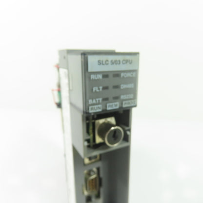Allen-Bradley 1747-L532 SLC 500 Ser D Rev 4 5/03 CPU Processor Unit W/1747-OS302