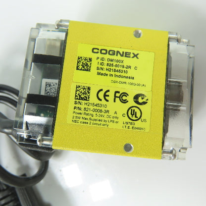 Cognex DMR-100X-00 DM100X DataMan Fixed Mount Smart Barcode Reader 5-24VDC