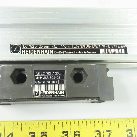 Heidenhain 368 563-47 LC 182 Linear Glass Scale Encoder 140mm ML 20µm
