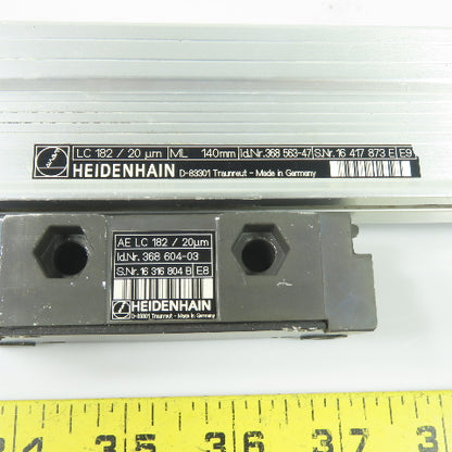 Heidenhain 368 563-47 LC 182 Linear Glass Scale Encoder 140mm ML 20µm