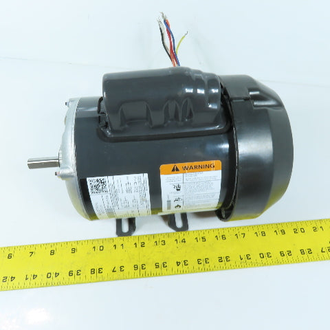 Dayton 6K177BG 1/2HP Electric Motor 115/208-230V 1725RPM 1Ph 48 Frame