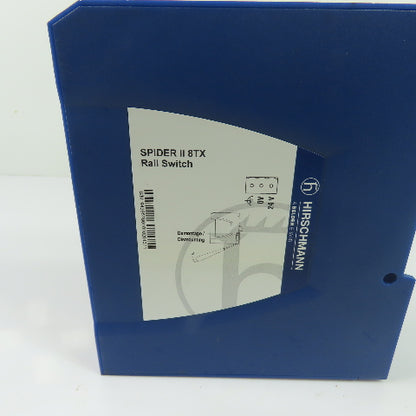 Hirschmann SPIDER II 8TX Rail Mount Ethernet Switch 24V
