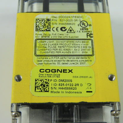 Cognex DM200S DataMan 200S Barcode Reader Scanner 43V PoE Class 1