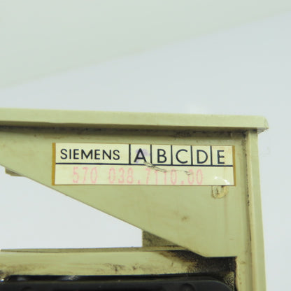 Siemens 570 038.7110.00 Fan and Battery Unit 24VDC