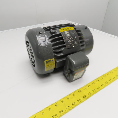 Baldor VM3004T 1-1/2HP AC Electric Motor 208-230/460V 3Ph 145TC Frame 1725RPM