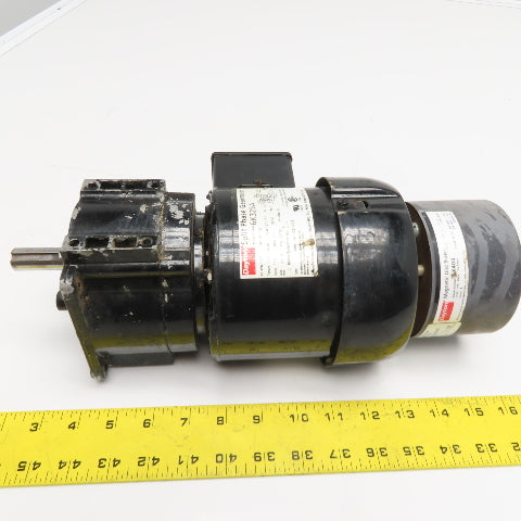 Dayton 6K325A 1/12HP Split Phase Brake Gearmotor 115V 1Ph 13.5RPM 127.37:1 Ratio