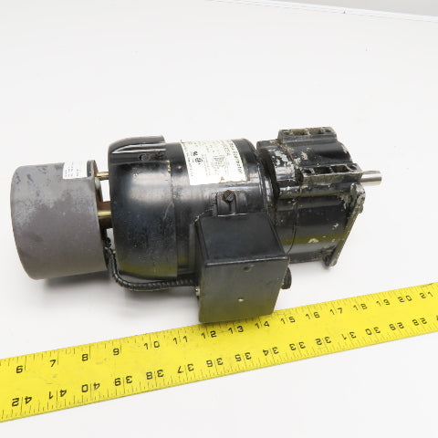 Dayton 6K325A 1/12HP Split Phase Brake Gearmotor 115V 1Ph 13.5RPM 127.37:1 Ratio