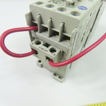 Allen-Bradley 309-AOEJ-EEC NEMA Size 0 Motor Starter 18A 24VDC 1.0-5.0A Overload