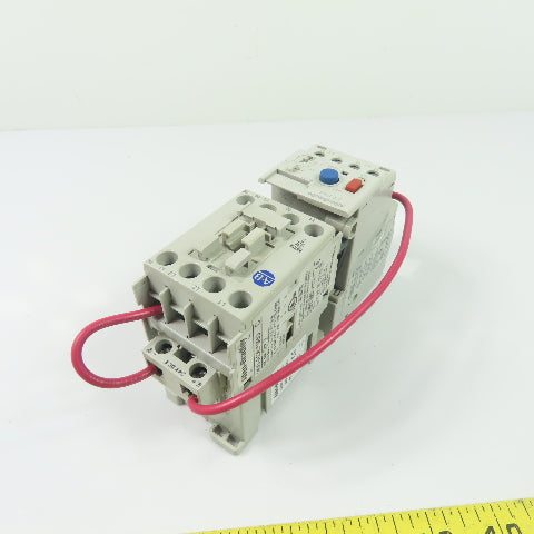 Allen-Bradley 309-AOEJ-EEC NEMA Size 0 Motor Starter 18A 24VDC 1.0-5.0A Overload
