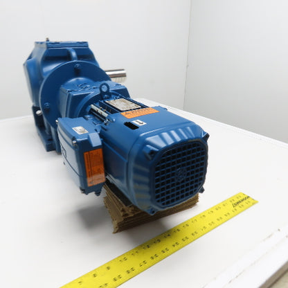 SEW S87 R57 DRN80MK4/BE1HR 0.75HP Multi Stage Gearmotor 230/460V 7.9RPM 222 :1