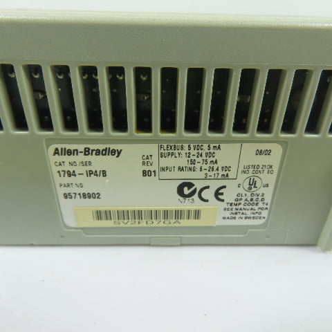 Allen-Bradley 1794-IP4/B Flex I/O 4CH Pulse Counter Module 12-24VDC