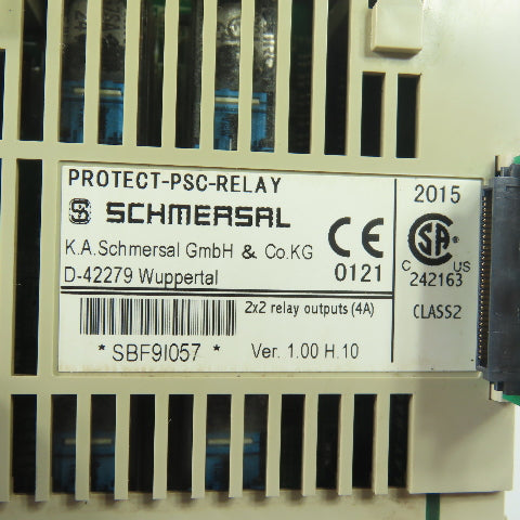 Schmersal PROTECT-PSC-RELAY Relay Module Outputs 4A D-42279
