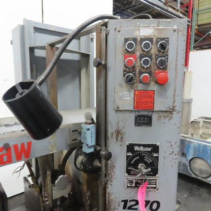 Wellsaw 1270 15" Auto Vise x 17" Frame 3Hp Powerfeed Horizontal Band Saw